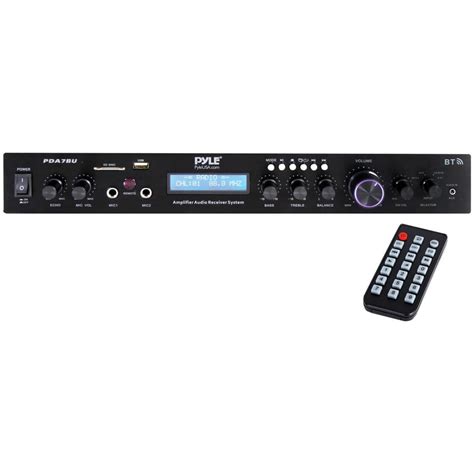 Pyle 200 Watt Home Theater Amplifier Audio Receiver Sound System With
