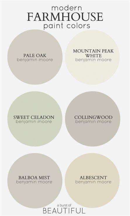 Choose The Perfect Modern Farmhouse Neutral Paint Colors For A Cozy And