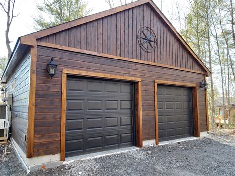 Alpine Garage In Torrance Ontario Cedar House Gable End Garage Style