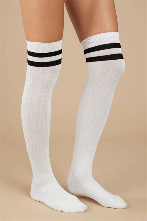 Legwear Thigh High Socks Tights Patterned Leggings Tobi