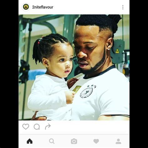 stella dimoko flavour and his beautiful daughter sofia