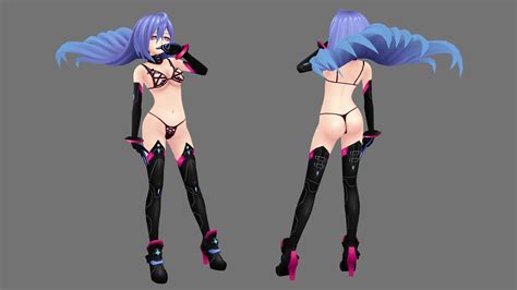 Neptunia Re Birth Series HDD Form Costume Canvas Mod Compilation