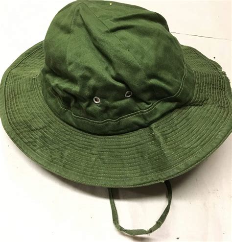 North Vietnamese Army Viet Cong Boonie Hat Short Brim Reed Green