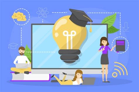 Premium Vector Education Concept Illustration Idea Of Learning New