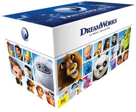 Dreamworks Ultimate 42 Film Blu Ray Collection Shrek Madagascar