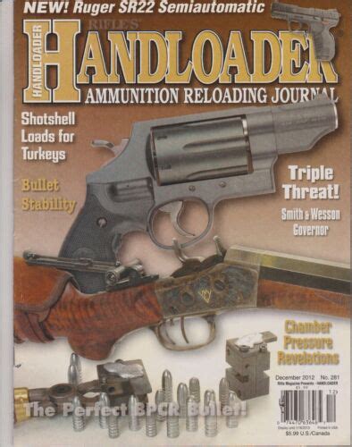 RIFLE S HANDLOADER Magazine December 2012 AMMUNITION RELOADING JOURNAL
