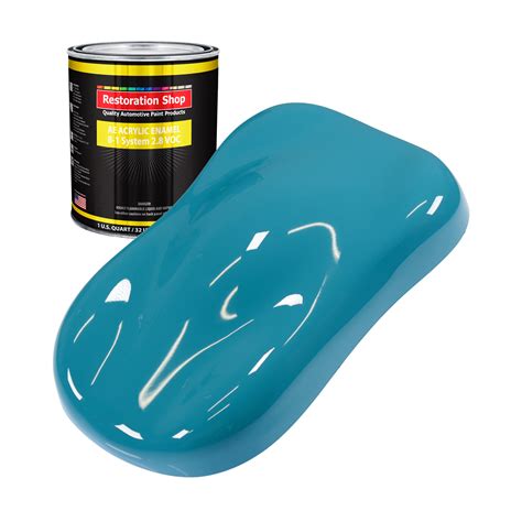Restoration Shop Petty Blue Acrylic Enamel Auto Paint Quart Paint