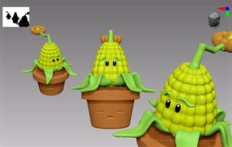 Stl File Plant Vs Zombie Kernel Pult・3d Printing Design To Download・cults
