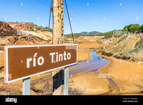 Rio Tinto Nerva Huelva Spain Banque De Photographies Et Dimages à