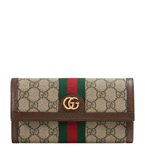 Gucci Canvas Ophidia Gg Continental Wallet Harrods Us