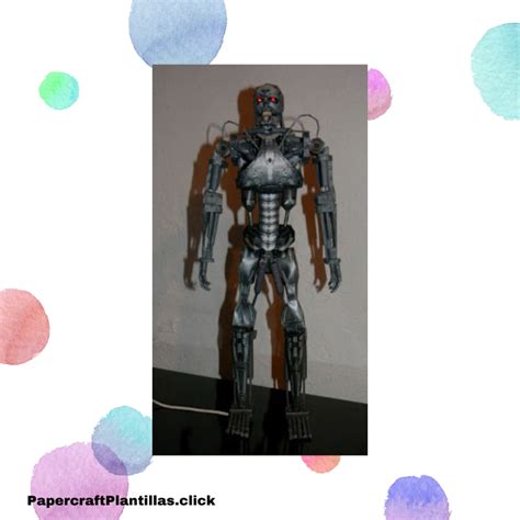 Papercraft Terminator T800 Construye Tu Propio Cyborg