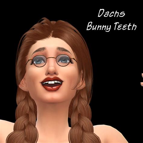 Bunny Teeth At Dachs Sims Sims 4 Updates