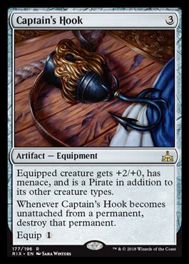 Captain S Hook RIVALS OF IXALAN Visual Spoiler