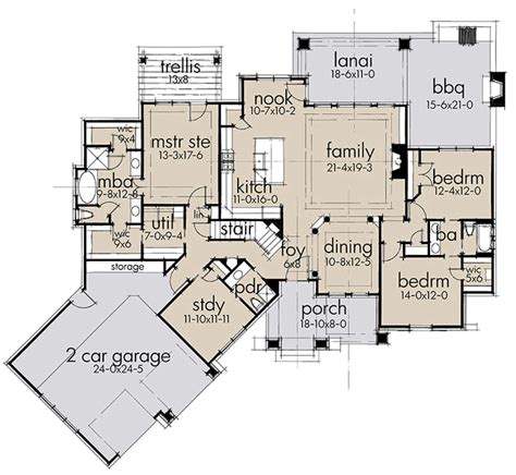 Craftsman Plan 2397 Square Feet 3 Bedrooms 25 Bathrooms 9401 00090