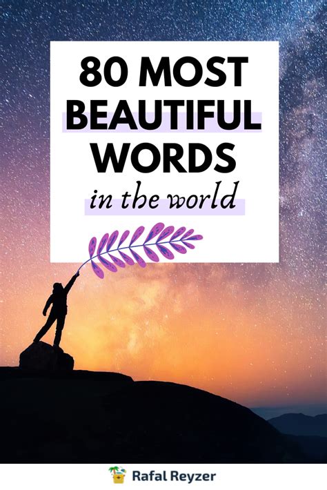 80 Most Beautiful Words In The World With Definitions Words In