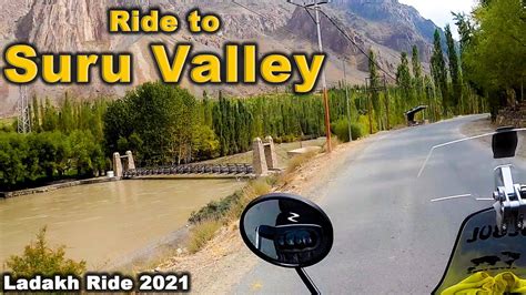 Suru Valley Most Beautiful Valley Of Ladakh Near Kargil Solo Rider