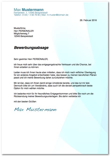 Angebot ablehnen deutsch englisch 6 mustervorlagen 1. catonira: Angebot absage antworten