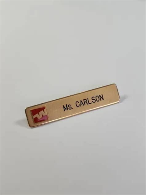 Western Airlines Flight Attendant Name Badge Defunct Merged With Delta