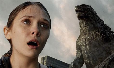 Elizabeth Olsen Looks Terrified As She Crosses Paths With Godzilla In