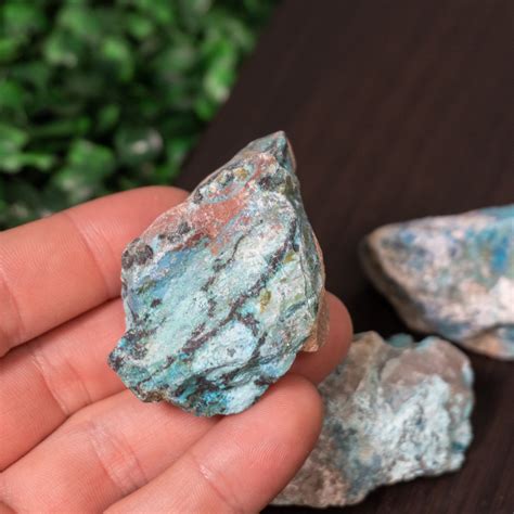 Small Raw Chrysocolla The Crystal Council