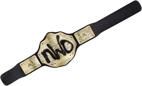 Nwo New World Order Wrestling Championship Belt Full Size Campestre