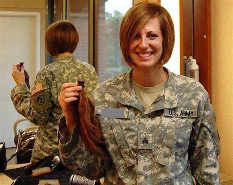 Soldiers), but the last few years. Bye bye hair | Military haircut, Short brunette hair, Brunette hair