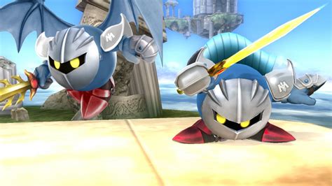 Kirby Air Ride Light Blue Meta Knight Super Smash Bros Wii U Mods