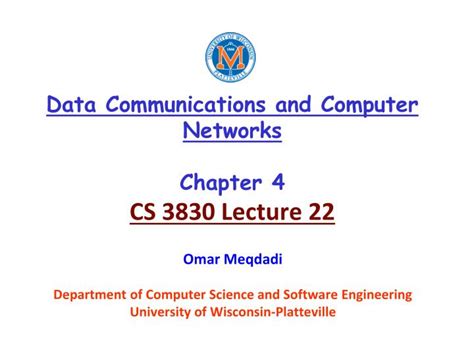 Ppt Data Communications And Computer Networks Chapter 4 Cs 3830