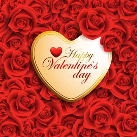 Such is the power of your amazing beauty. Vector - Happy Valentines Day Rose - iPad iPhone HD ...