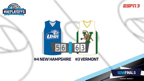 Aeplayoffs New Hampshire V Vermont Semifinal Highlights Youtube