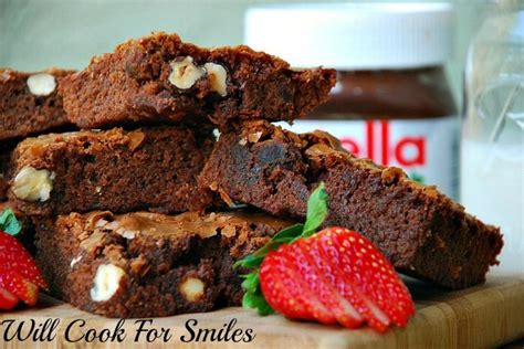 Nutella Brownies With Hazelnuts These Are Just Okay If You Re
