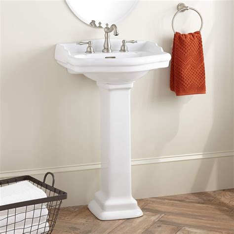 Famous Modern Pedestal Sinks For Small Bathrooms References Acrylic