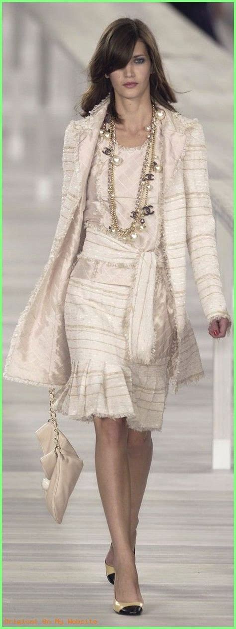 Women Dresses Classy This Chanel Dress Is All A Whitecream Colour