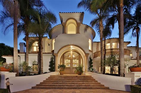 Luxury Spanish Villa Style Estate Home Exterior Spanishstyle Spanish
