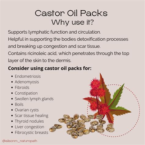 How To Use Castor Oil Packs To Help Dissolve Growths And Heal Scar Tissue