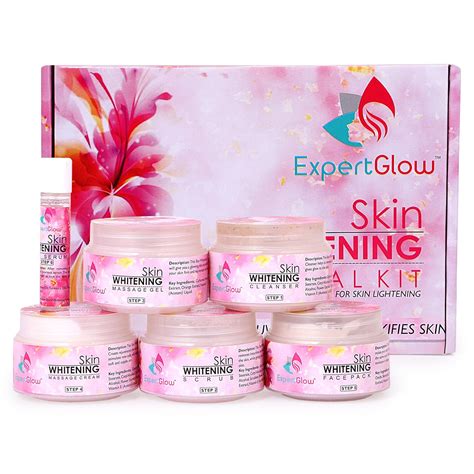 Expertglow Skin Whitening Facial Kit 250gm 6 Step Complete Facial Kit For Women And Men