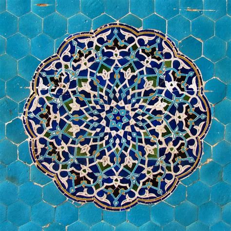 Islamic Art Gallery Shared A Photo On Instagram Iranian Mosaic Tiles Jameh Mosque Of Yazd