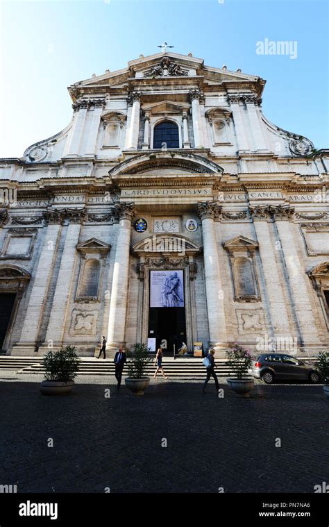 The Church Of The Gesù In Rome Italy Stock Photo Alamy