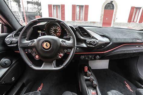 2019 Ferrari 488 Pista Interior Steering Wheel Wallpapers 47 Newcarcars