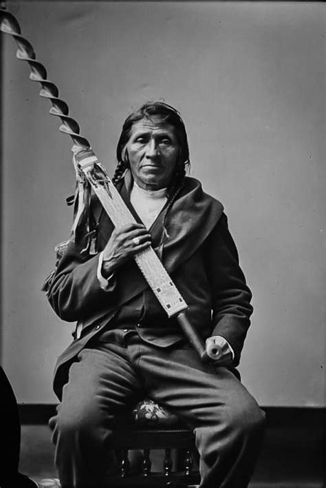 Ojibwa Chief Oshoga In Washington Dc 1874 Native American Heritage