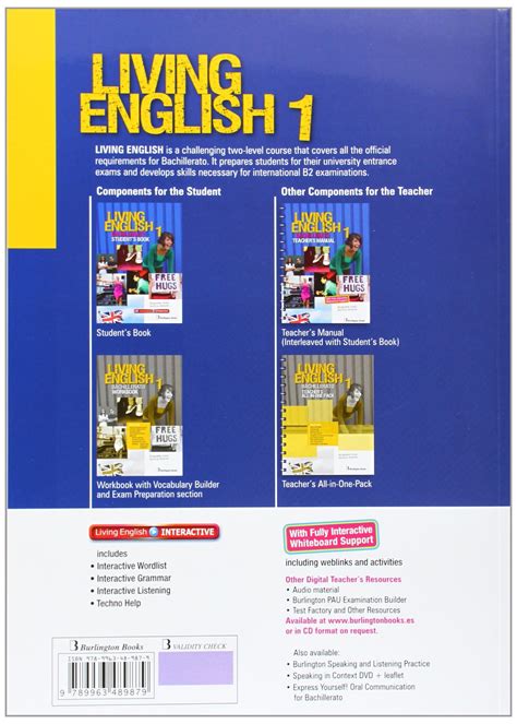 Donde hay materiales gratuitos, como un libro de soluciones inglés 1 bachillerato living english 1 workbook burlington books. Ingles 1 bachillerato burlington books ...