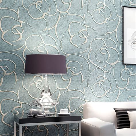 European Style Non Woven Fabric Wallpaper Wall Covering Roll Home Decor
