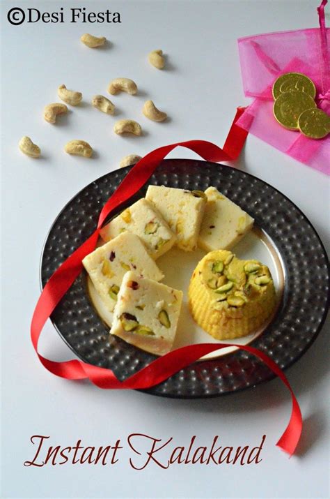 Instant Kalakand Kalakand Recipe Diwali Sweets