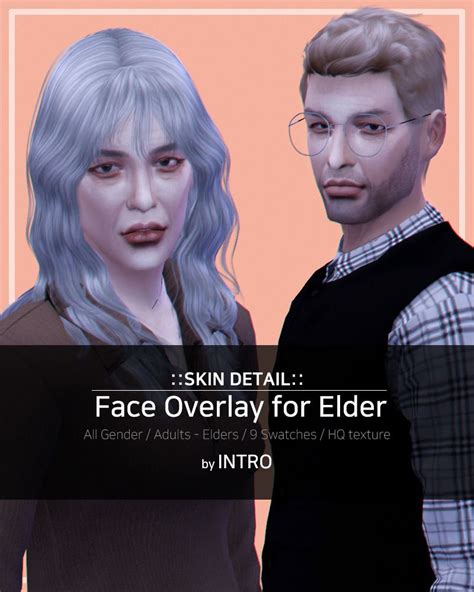 Intro Face Overlay For Elder All Gender Adults And Elders Skin