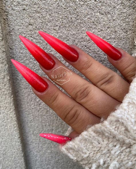 50 Fearless Stiletto Nails To Go Outside Your Box Hairstylery