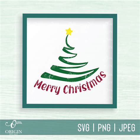 Christmas Tree Svg Merry Christmas Svg