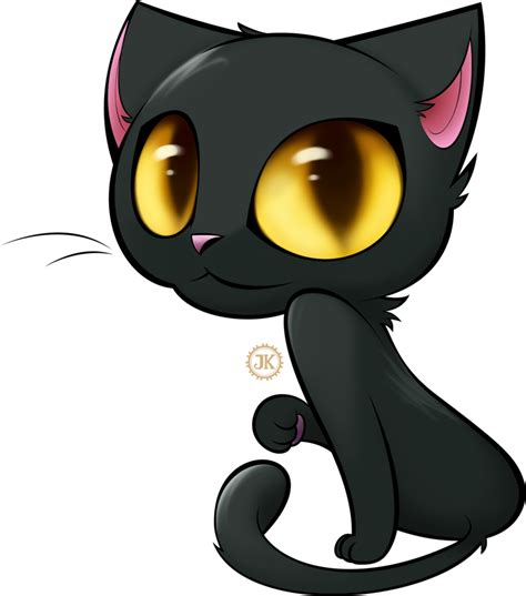 Black Cat Cartoon Drawing Clip Art Library