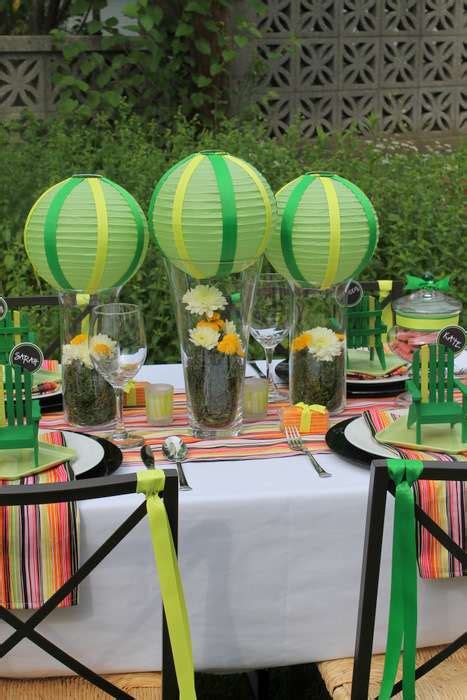 Summer Stripe Summer Party Ideas Photo 2 Of 15 Catch My Party
