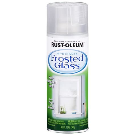 Shop Rust Oleum Specialty Frosted Glass Frosted Spray Paint Actual Net