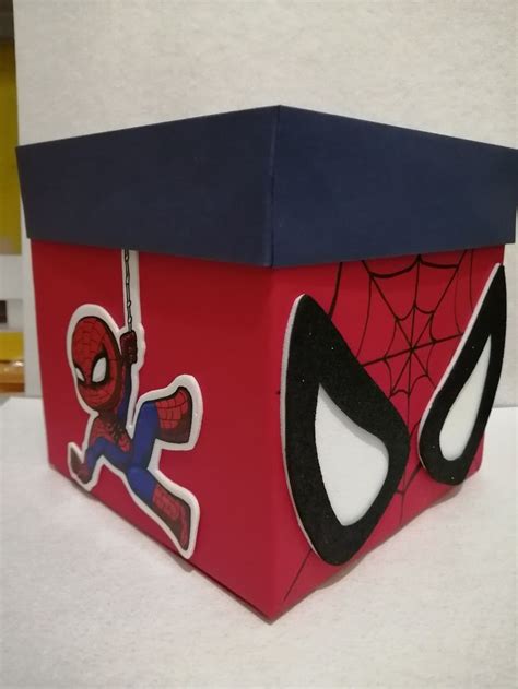 Caja Regalo Spiderman Regalos Bonitos Regalos Creativos Regalos Marvel